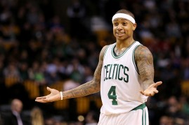 Boston Celtics point guard Isaiah Thomas