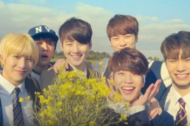 ASTRO members in the official music video of 