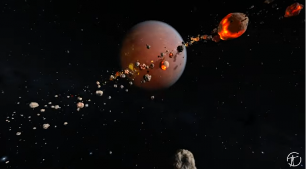 Earth has been constantly struck by space rocks or meteorites and some were found to be pieces from asteroids that collided 466 million years ago.