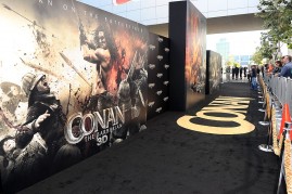 Premiere Of Lionsgate Films' 'Conan The Barbarian' - Red Carpet