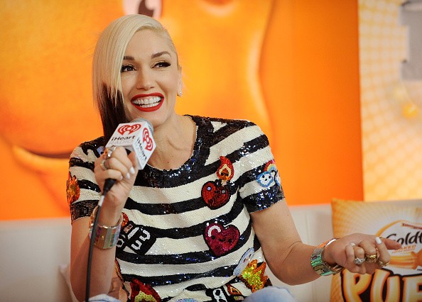 Gwen Stefani spoke backstage at iHeartRadio Jingle Ball 2014, hosted by Z100 New York and presented by Goldfish Puffs at Madison Square Garden on Dec. 12, 2014 in New York City. 