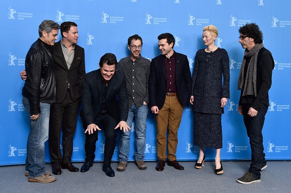 Directors Ethan Coen and Joel Coen with cast attended the “Hail, Caesar!” photo call during the 66th Berlinale International Film Festival Berlin at Grand Hyatt Hotel on Feb. 11, 2016 in Berlin, Germany. 