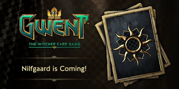 The image features the upcoming Nilfgaard faction in “GWENT”.