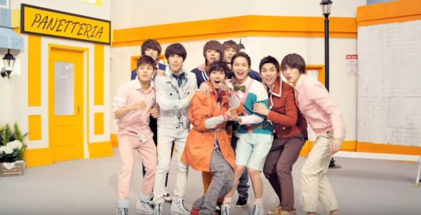 ZE:A members in the official music video of "Here I Am."