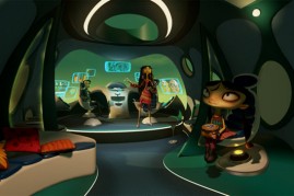 The image features the “Psychonauts in the Rhombus of Ruin” game.