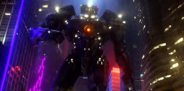 One of the Jaeger suits featured in "Pacific Rim."