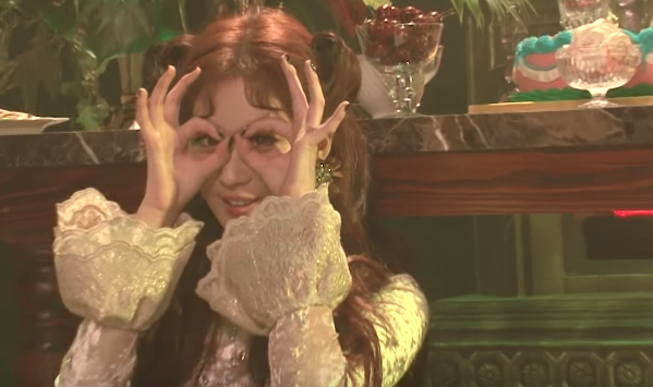 Seohyun playfully makes faces in the MU Beyond version of "Don't Say No."