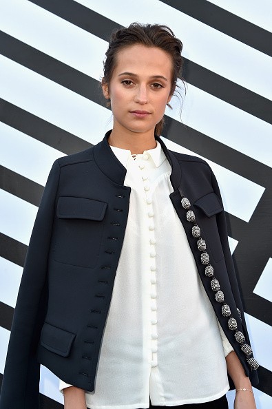 Alicia Vikander attended the Louis Vuitton show as part of the Paris Fashion Week Womenswear Spring/Summer 2017 on Oct. 5, 2016 in Paris, France. 