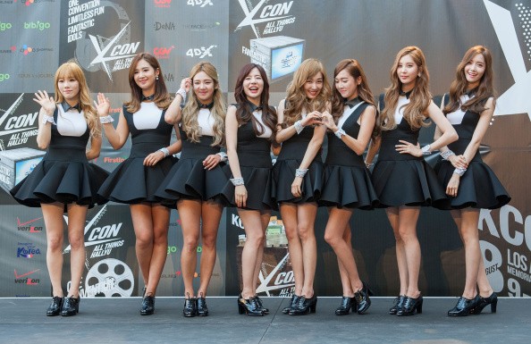 irls Generation attends KCON 2014 - Day 2 at the Los Angeles Memorial Sports Arena on August 10, 2014 in Los Angeles, California.