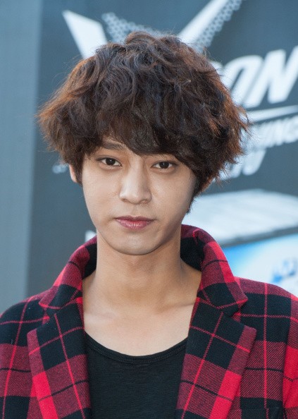 Singer Jung Joon Young attends the 2014 KCON.