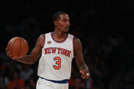 New York Knicks point guard Brandon Jennings
