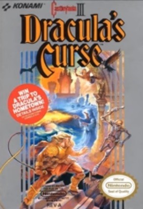 NES Cover of 'Castlevania III: Dracula's Curse'