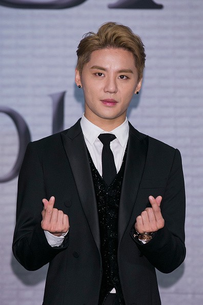 JYJ's Junsu during the press conference for the musical 'Dorian Gray'.