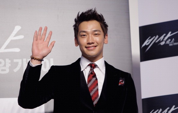 Korean singer-actor Rain attends the second day of Busan International Film Festival.