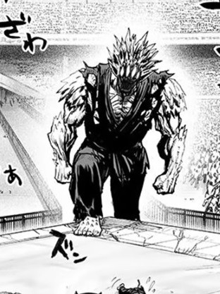 Monster Gouketsu enters the ring in 'One Punch Man' chapter 72