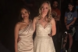 Candice King in a bridal gown confirms the Steroline wedding happening in 