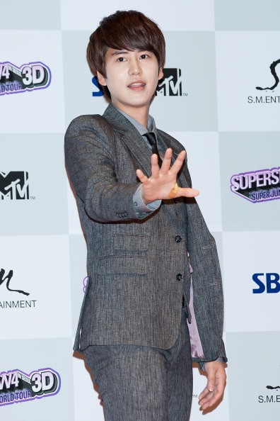 Super Junior's Kyuhyun during the 'Supershow4 3D' Press Screening at the Lotte Cinema.
