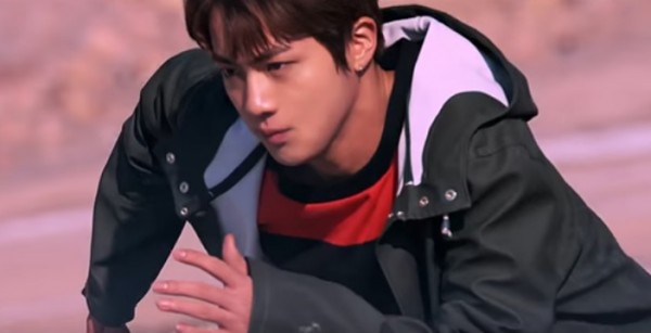 BTS member Jin's only solo appearance in "Not Today" MV.