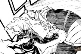 August lands a direct hit on Gildarts in 'Fairy Tail' chapter 522