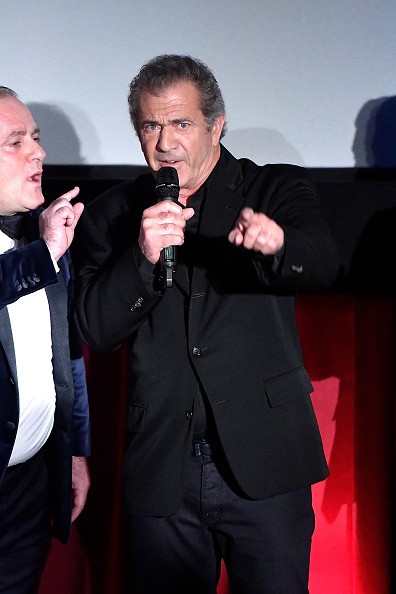 Actor/director Mel Gibson spoke onstage during the 12th Edition of The Los Angeles Italia Film, Fashion and Art Fest at TCL Chinese 6 Theatres on Feb. 19 in Hollywood, California.    