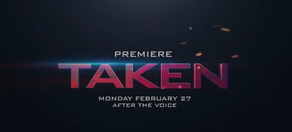 Episode premiere announcement of 'Taken' on NBC