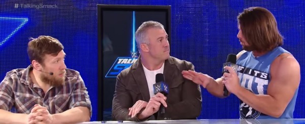 AJ Styles confronts Shane McMahon for a title shot in 'Talking Smack'