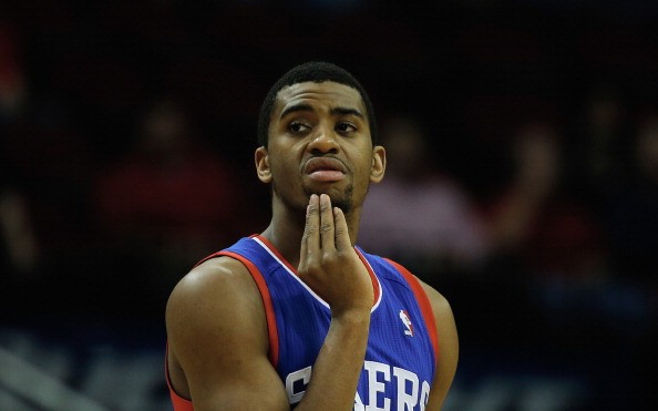 Hollis Thompson during his stint with Philadelphia 76ers in 2014.
