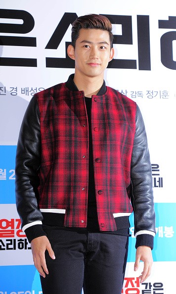  Taecyeon during the VIP premiere of the film 'You Call It Passion'.