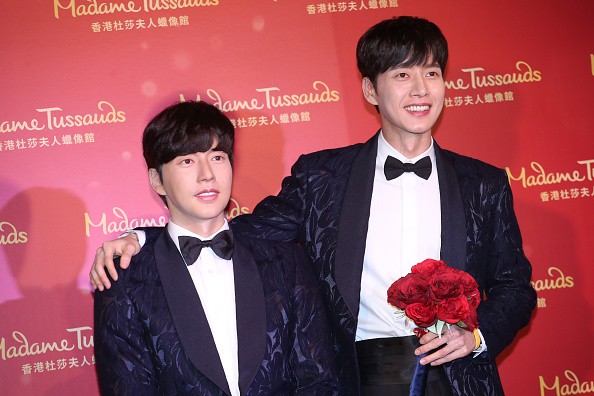  Park Hae Jin during the unveiling of his wax figure at Madame Tussauds Hong Kong.