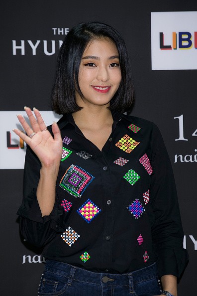 SISTAR's Bora during the photocall for 'LIBERTINE' launch at the Hyundai Department Store.