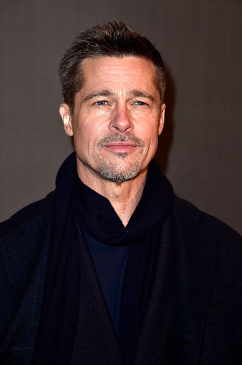 Brad Pitt attends the Paris premiere of the Paramount Pictures title 'Allied' on November 20, 2016 at Cinema UGC Normandie on November 20, 2016 in Paris, France.
