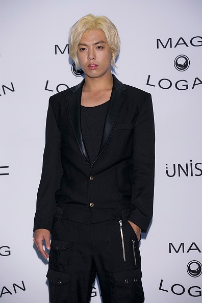  Kangnam during the Mag And Logan 2016 S/S Collection.
