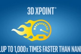 Intel's presentation of 3D XPoint speed