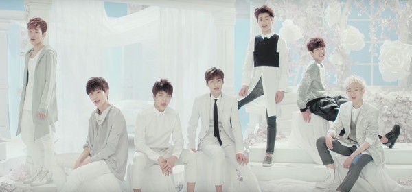 Romeo members in the official music video of 'LOVESICK.'