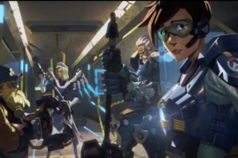 Tracer in her first mission in the 