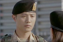 Korean actor Jin Goo as Sergeant Seo Dae Young on MBC's 'Descendants of the Sun.'