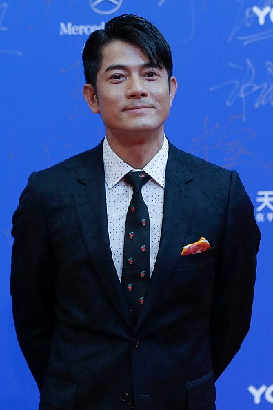 Aaron Kwok arrives at the red carpet of the 7th Beijing International Film Festival on April 16, 2017 in Beijing, China. 