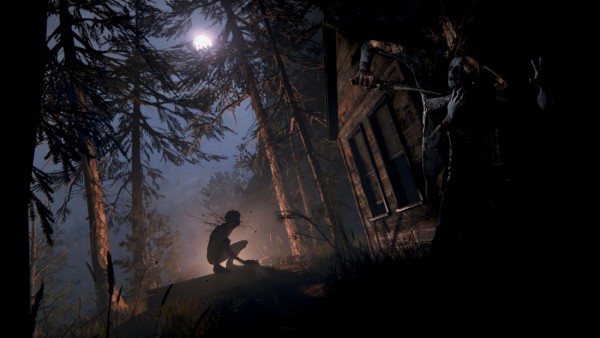 A screen capture of "Outlast 2" gameplay.