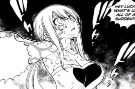 Lucy in trance in 'Fairy Tail' chapter 534