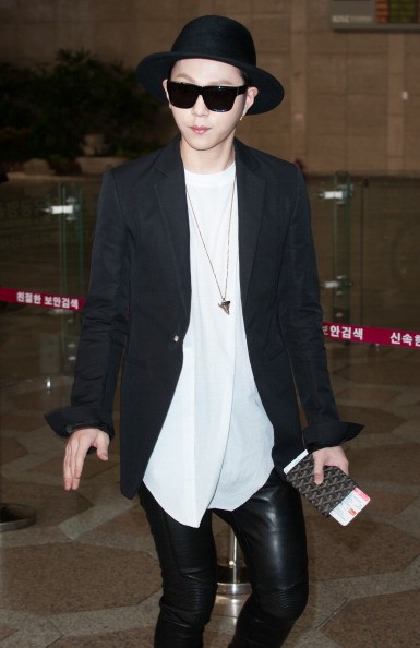 Yong Junhyung at the Gimpo International Airport in Seoul, South Korea. 