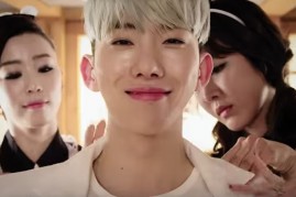 2AM's Jo Kwon in the official music video of 'I'm Da One.'