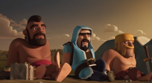 Hog Rider, Wizard and Barbarian on a beach in latest teaser of 'Clash of Clans'