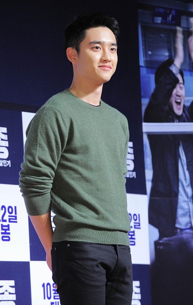 EXO's D.O. during the 'Exclusive: The Ryangchen Murders' VIP premiere at Lotte Cinema. 