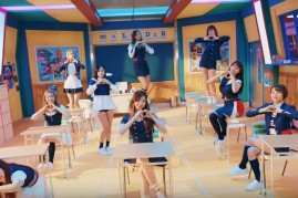 TWICE members in the music video of their latest single 'Signal'.