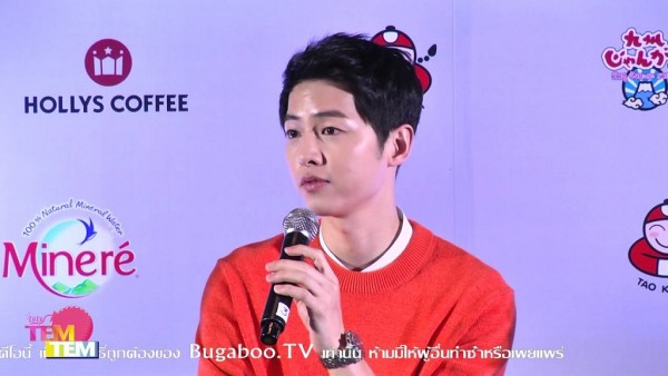 Song Joong Ki Asia Tour Fan Meeting in Bangkok Press Conference
