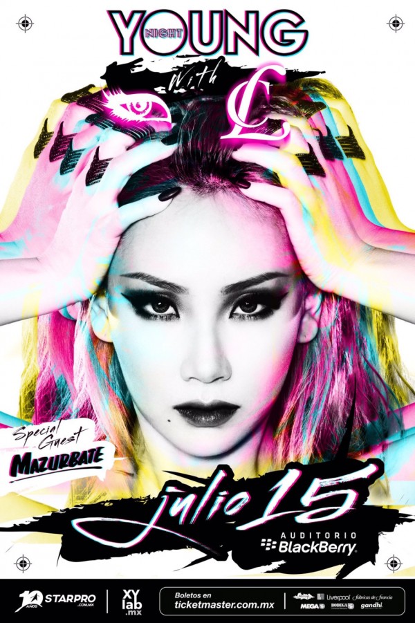 CL of 2NE1 Coming to Mexico City on July 15 for the First Time “Young Night With CL”