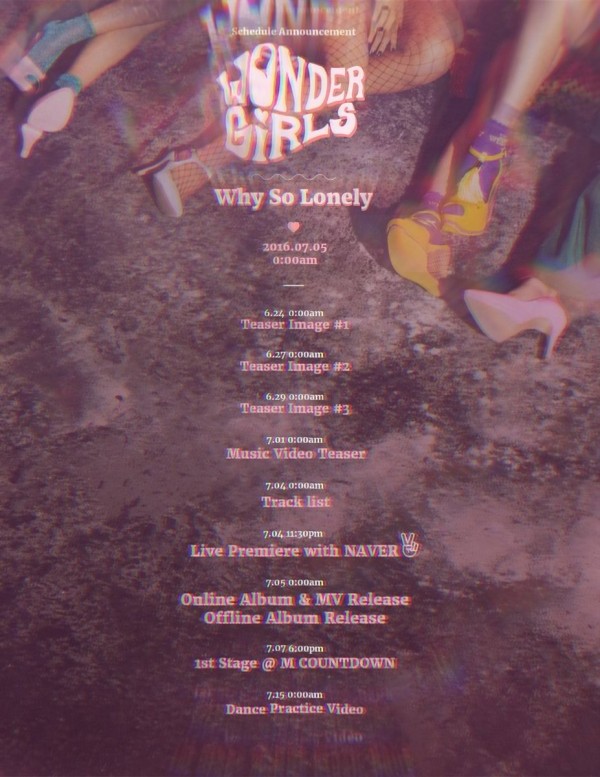 Wonder Girls’ Comeback With “Why So Lonely” Album, Release Schedule, and Mind-Blowing Member Photos