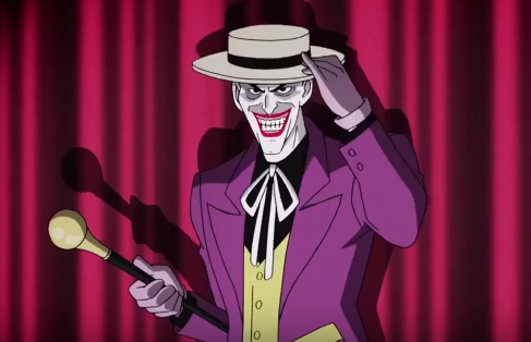 The Joker in a scene from 'Batman: The Killing Joke'.