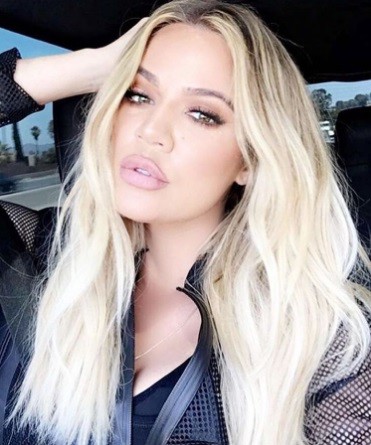 TV personality Khloe Kardashian takes a snap for her followers.