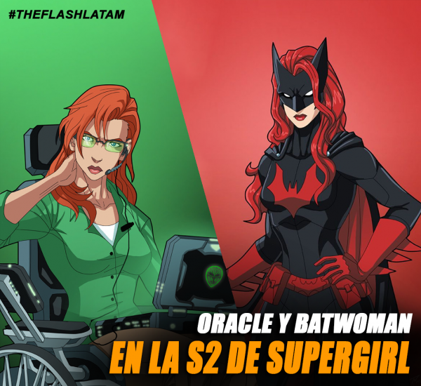 DC's Oracle and Batwoman in a split photo.